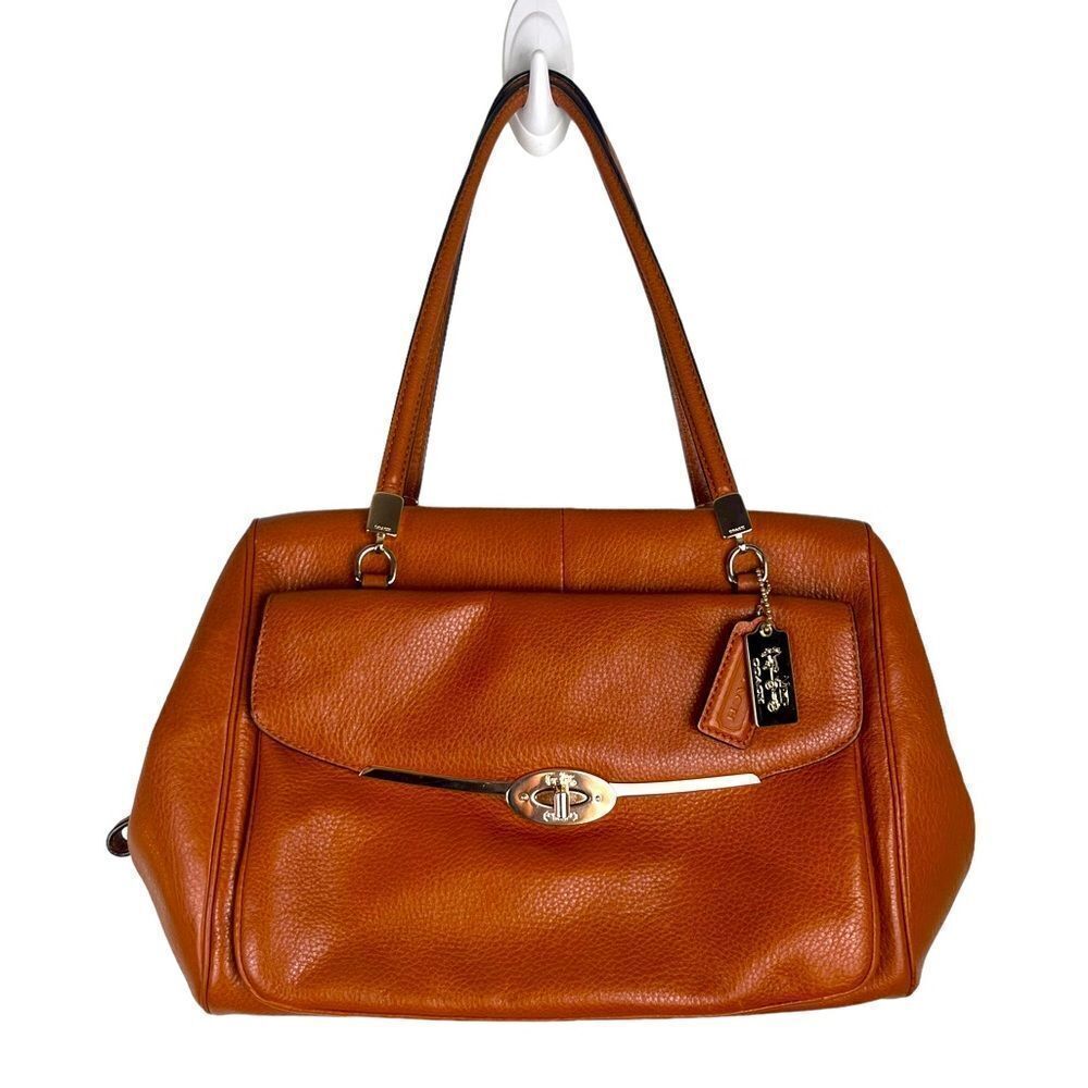 Coach NWOT Leather Madison Madeline East/West Satchel 25166 GORGEOUS!